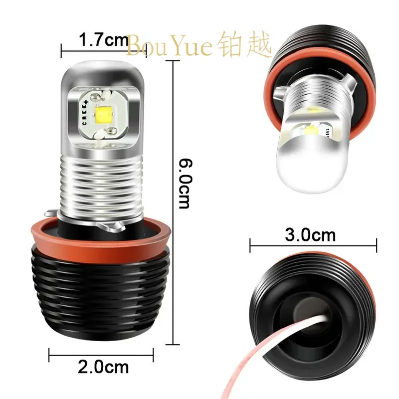 for BMW E92 10W Angel Eye Aperture Fog Lamp Headlight for E39 E90 E92 E46