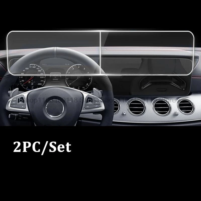 Tempered Glass Screen Protector Film For Mercedes Benz A Class W177 A180 A200 Car Navigation Dashboard  anti-scratch fitting