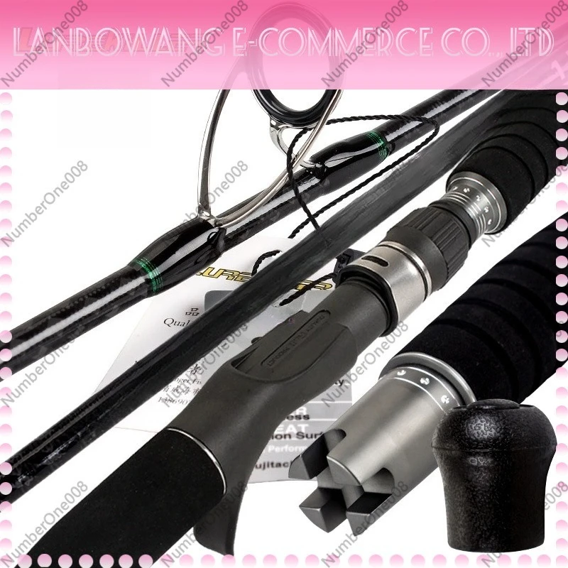 Offshore Light Jigging Rod Straight Handle Boat Rod A Guide Ring K Bracket 1.75m 80-200g Lure Weight Sea Fishing