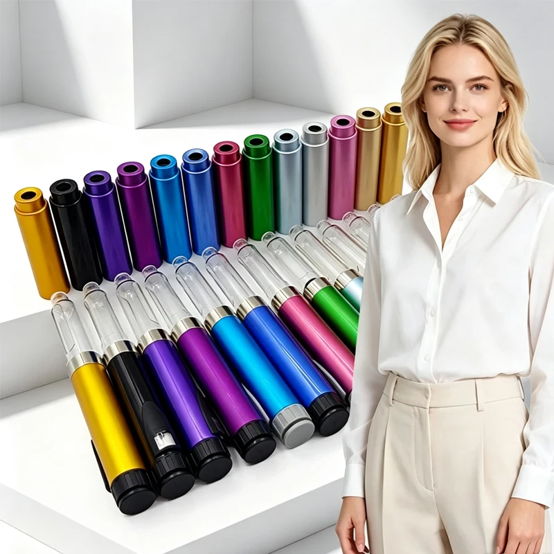 High-Quality V2 Reusable Metal Injection Pen Compatible with 3ml Cartridges Sub Bottle Customizable for Personal Care Beauty