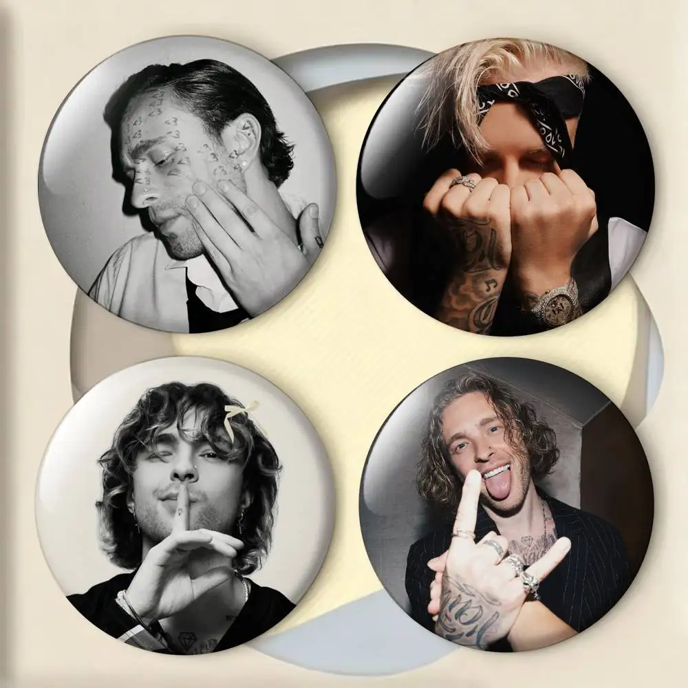 

E-Egor Kreed Egor Split Russian RAP Badges 25 32 44 58 75 mm Round Fans Collect Friends Gifts Brooch Souvenir