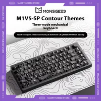 MONSGEEK M1 V5 SP BT Tri-mode 2.4g Wireless Keyboards Hot Swap Gasket CNC Aluminum 8000mAh RGB Custom Gaming Mechanical Keyboard