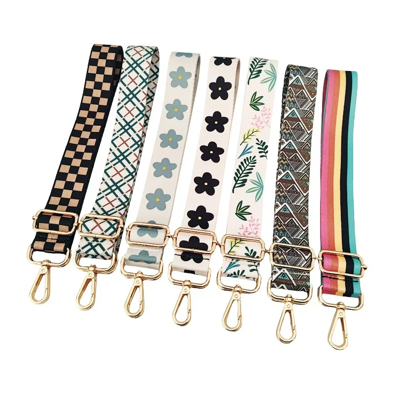 

3.8CM Wide Ethnic Style Nylon Shoulder Strap Diy Universal Fashionable Durable Precision Woven Diagonal Shoulder Strap