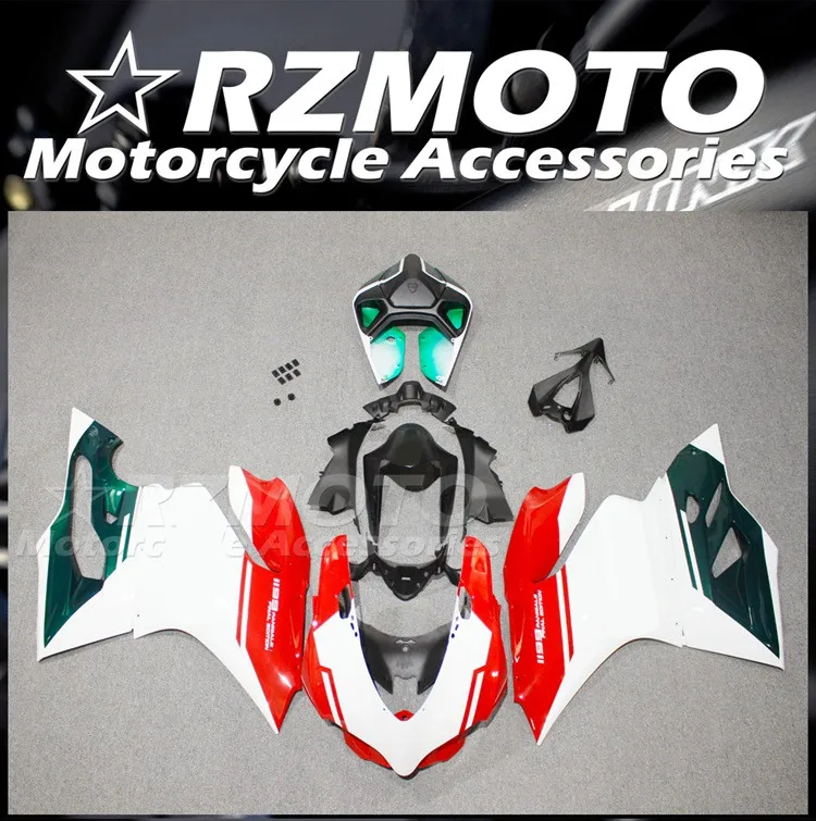

4 подарка, новинка, полный комплект обтекателей из АБС-пластика для мотоцикла Ducati 899 1199 panigale 1199S 2012 2013 2014 2015, красный, зеленый, белый, на заказ