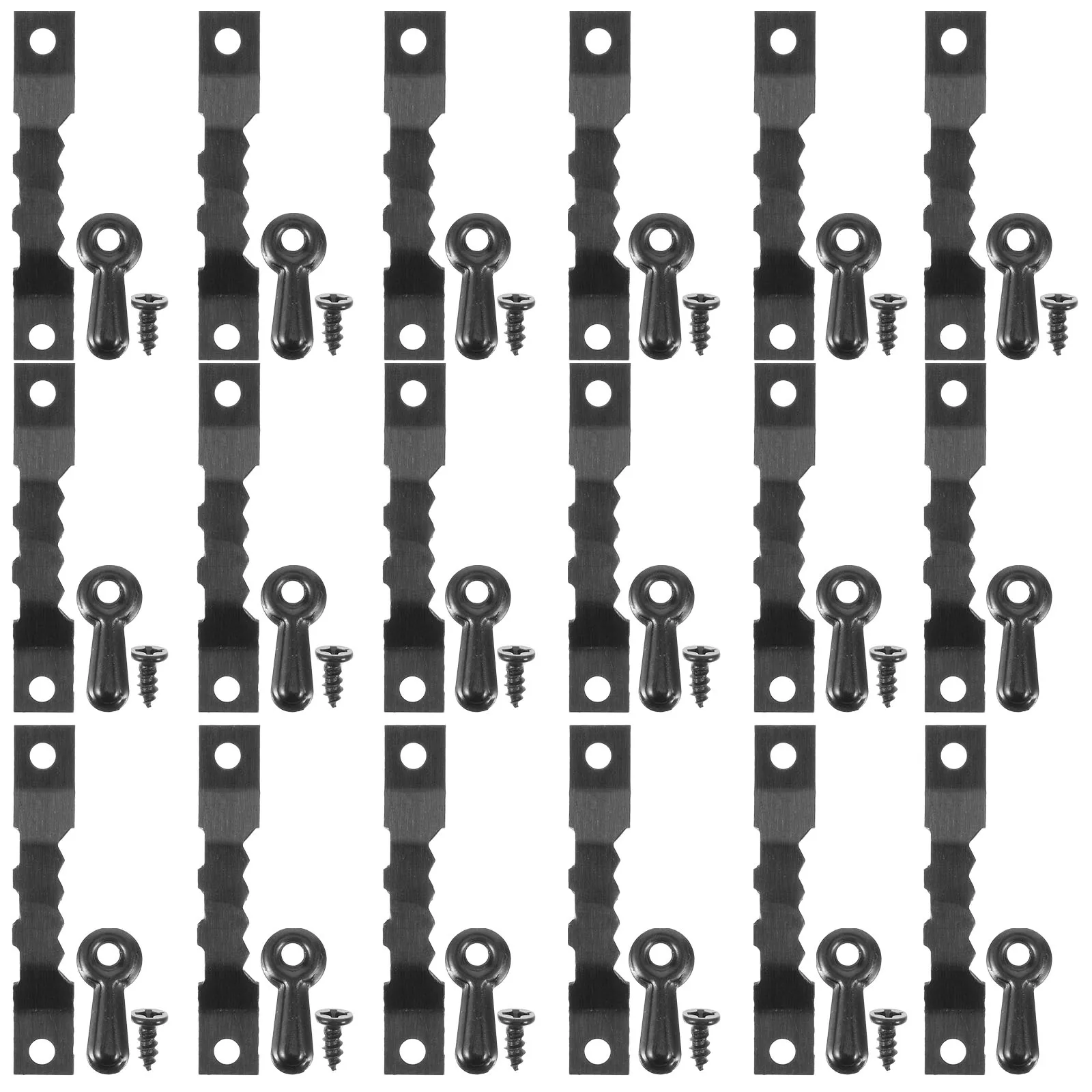 

1 set 1 Set Metal Picture Backing Clips Turn Buttons With Screws Sturdy Hardware For Hanging Photos Drawings Diy Framing
