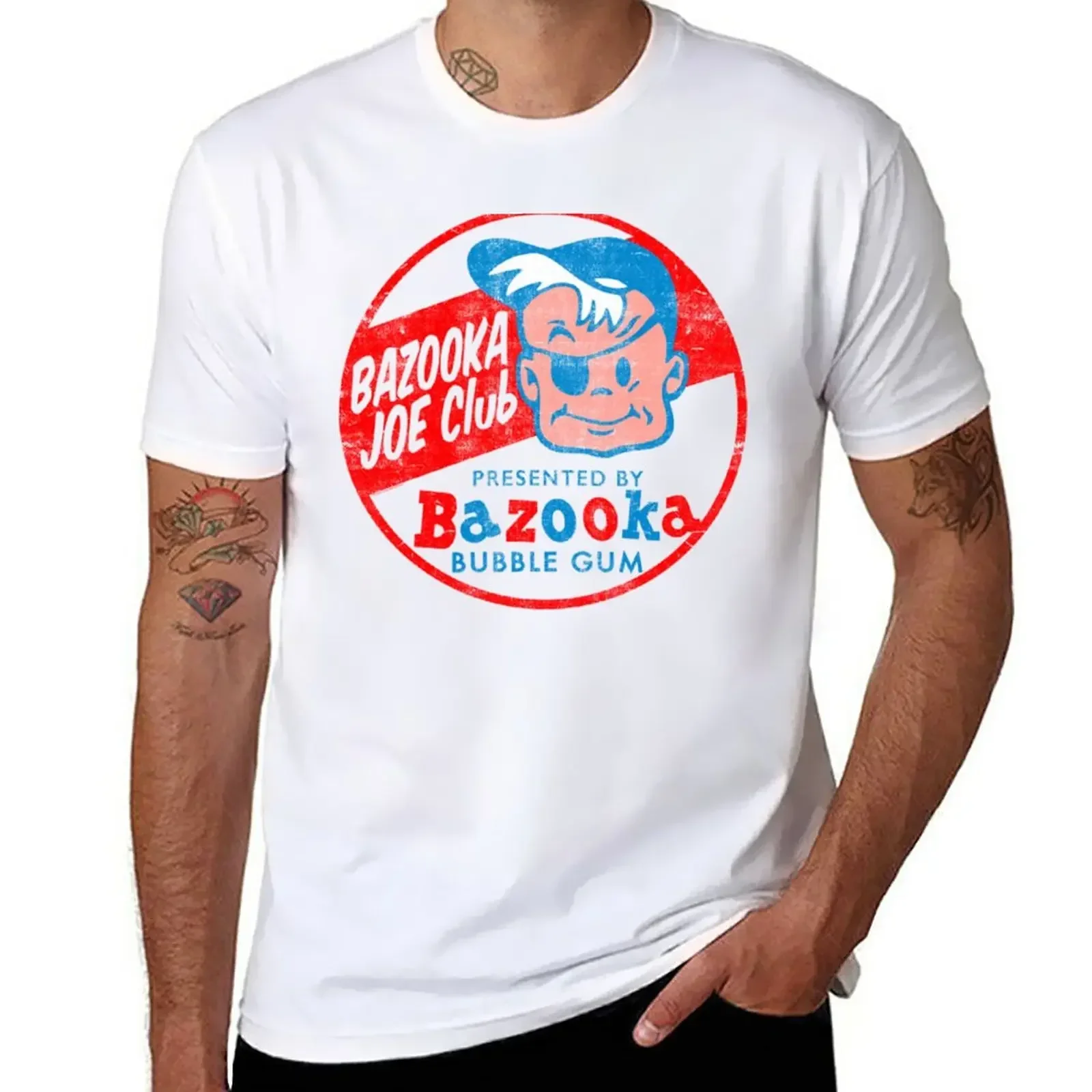 New Bazooka Joe T-Shirt aesthetic clothes graphic t shirt cute tops t shirts for men cotton