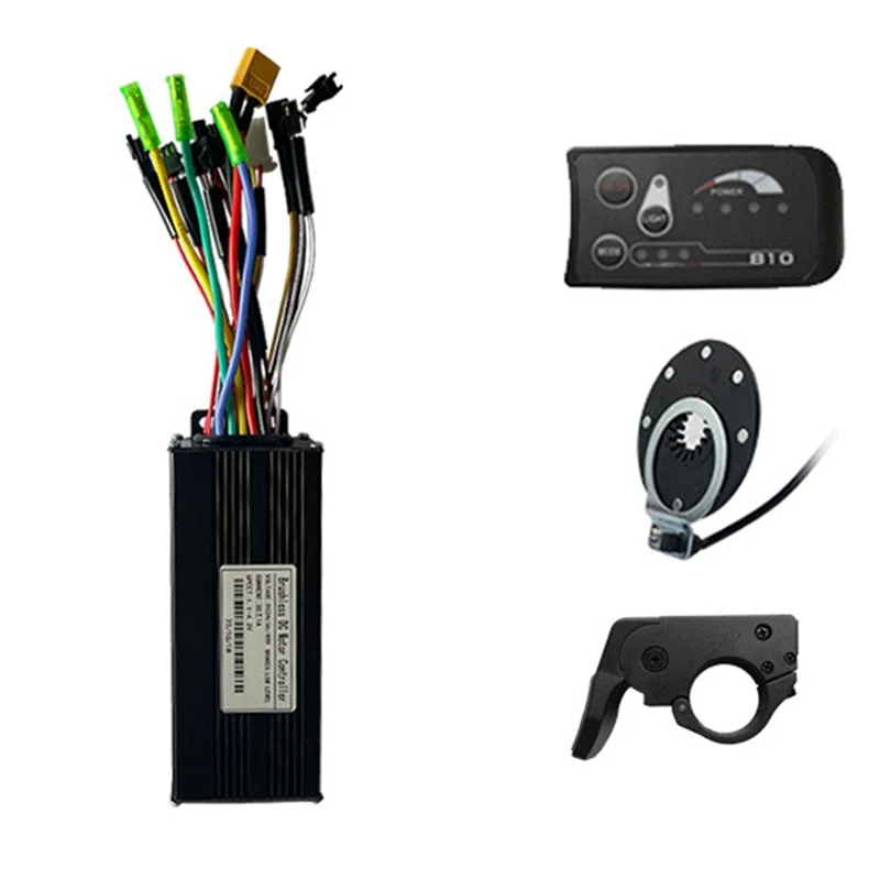 

Ebike Controller LED Display 24V 36V 48V S800 For Electric Scooter Brushless 30A 12 Tubes