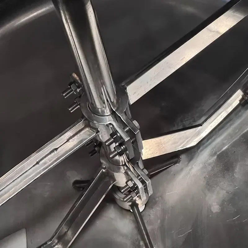 Stainless Steel Double-Jacketed Kettle Pasta Mixer Machine with Agitator and Heating