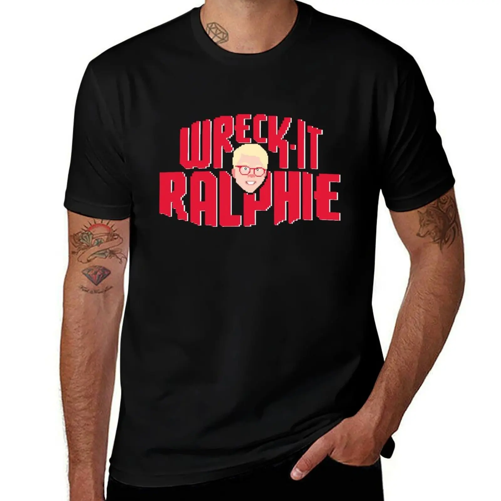 Wreck-It Ralphie T-Shirt Functional Casual Short Sleeve Tee T-Shirt