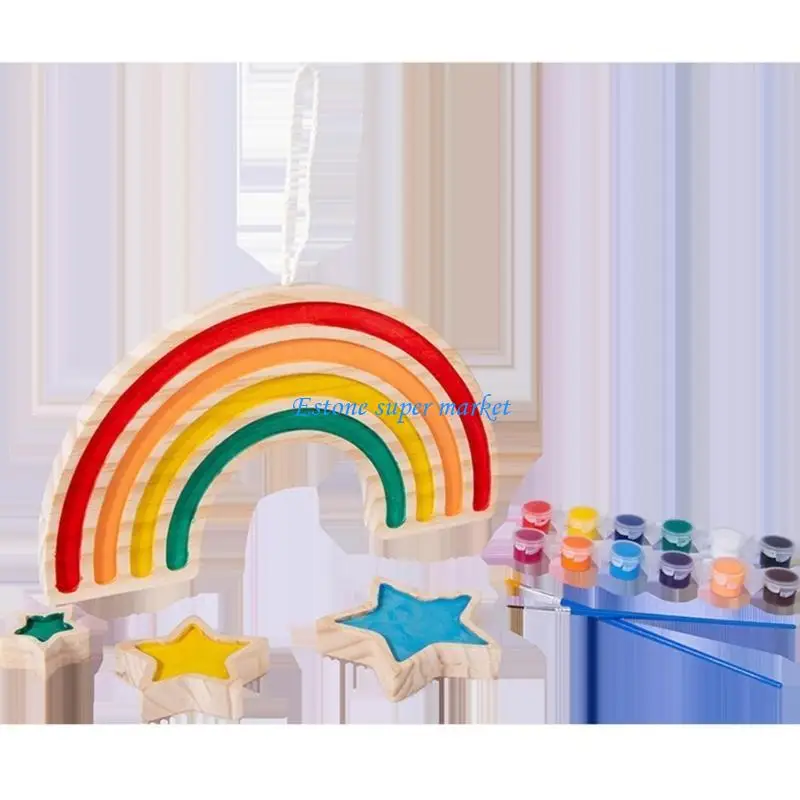 

090B DIY Wooden Crafts Art Craft Party Birthday Gift Favor for Boys Girls Ages 3-6