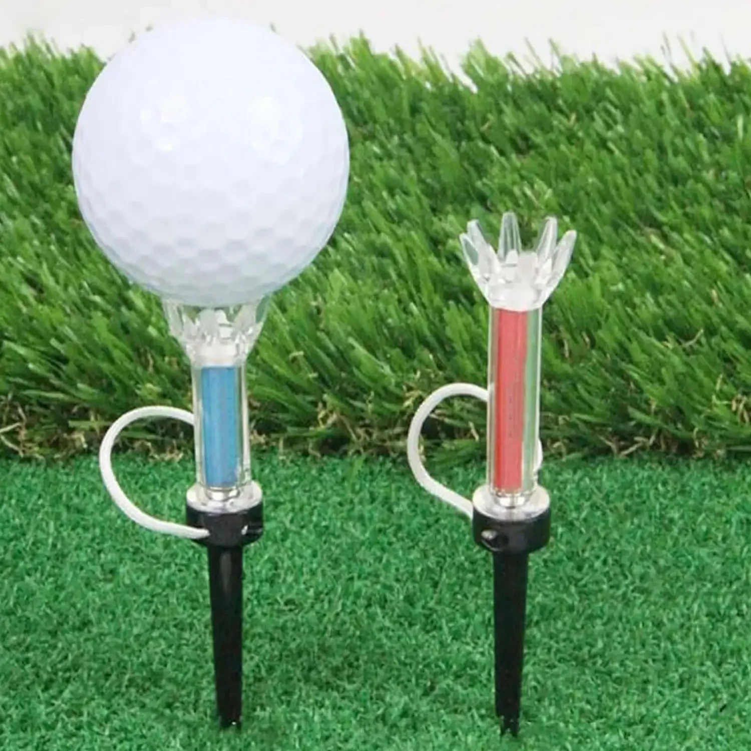 5pcs Golf Tees Unbreakable Plastic Magnetic Magnetic Plastic Golf Tee Set - 360degree Bounce & Two Sizes!