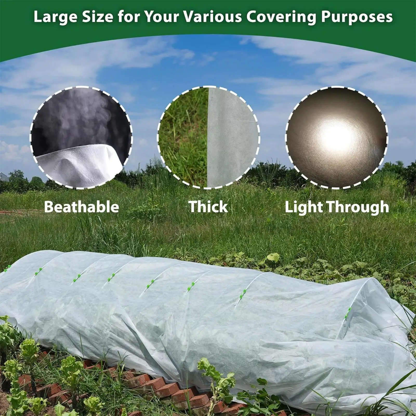 

Plant Frost Protection Covers Plant Freeze Barrier Fruits Cold Weather Protector For Landscape Patio Yard Lawn Winter Outdoor