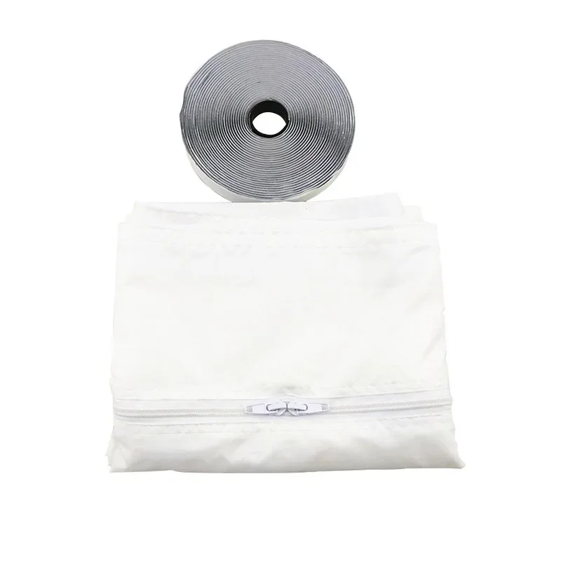 Portable mobile air conditioner cloth baffle accessories, side-opening window sealing windshield integrated machine