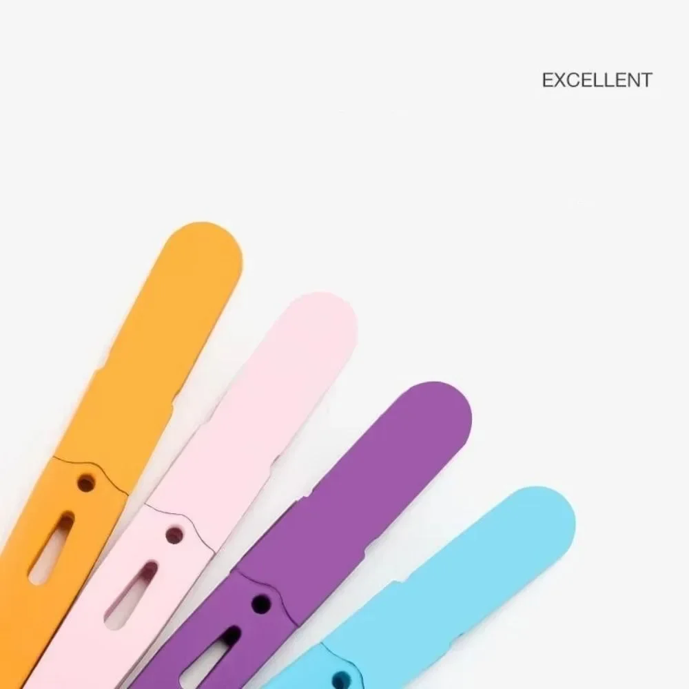 2PCS Stainless Steel Eyebrow Tweezer Multi-purpose Makeup Tools Eyelash Extension Clip Colorful Hairs Puller Facial Care