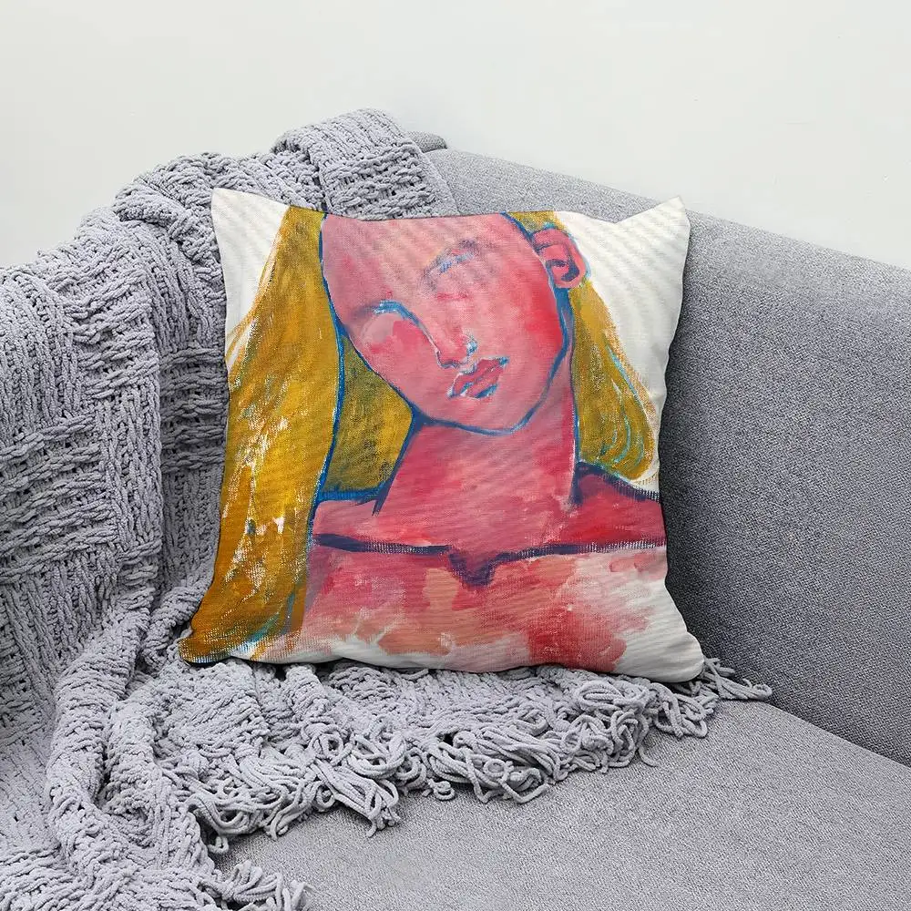 Funda de almohada B-Billie Marten con orejas de perro, 30x30cm, 45x45cm, fundas protectoras decorativas, cómodas y suaves para sofá, sala de estar, hogar y oficina
