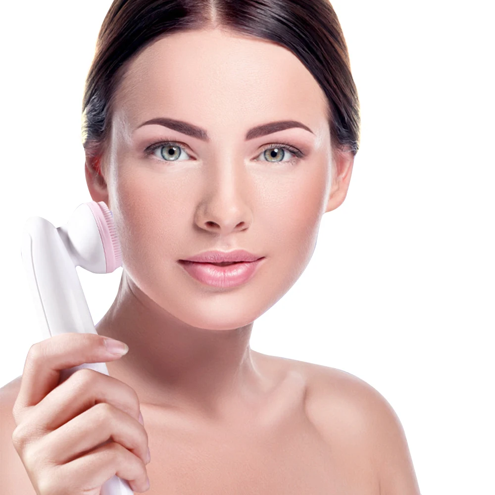 Nettoyeur facial électrique 2 en 1, brosse de nettoyage du visage, machine de lavage, spa, soins de la peau, masseur, livres de points noirs, outils de nettoyage du visage