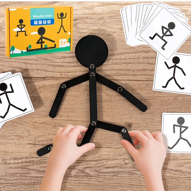 Montessori Material DIY Puzzle Toys Boards Educational Game Early Learning Toy For Preschool Fine Motor Training