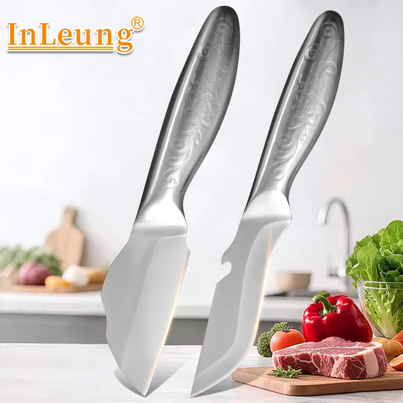 Sharp Stainless Steel Chef Knife All-Purpose Utility Kitchen Knife for Cutting Meat Fruits Vegetables High Quality Cooking Tool