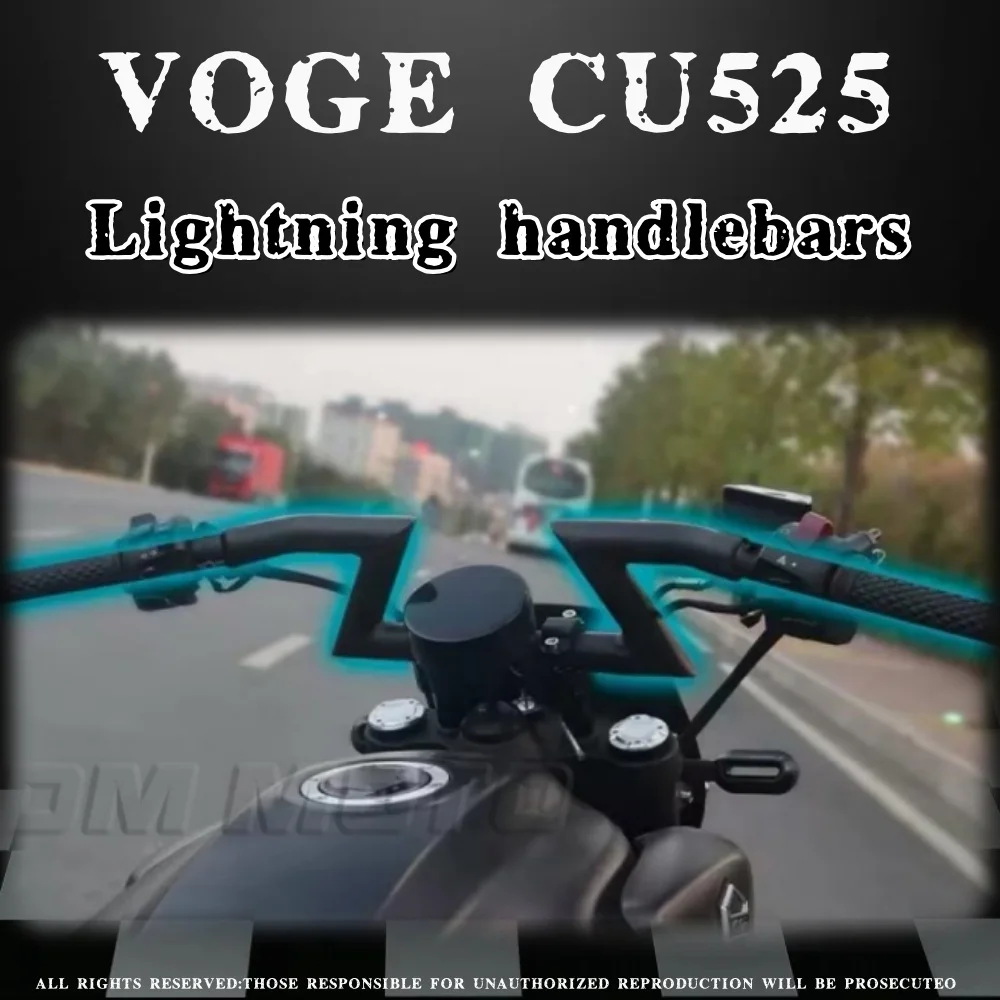 

Motorcycle modified handlebar high handlebar direction handlebar faucet fixed handle lightning handle FOR VOGE CU525 CU-525
