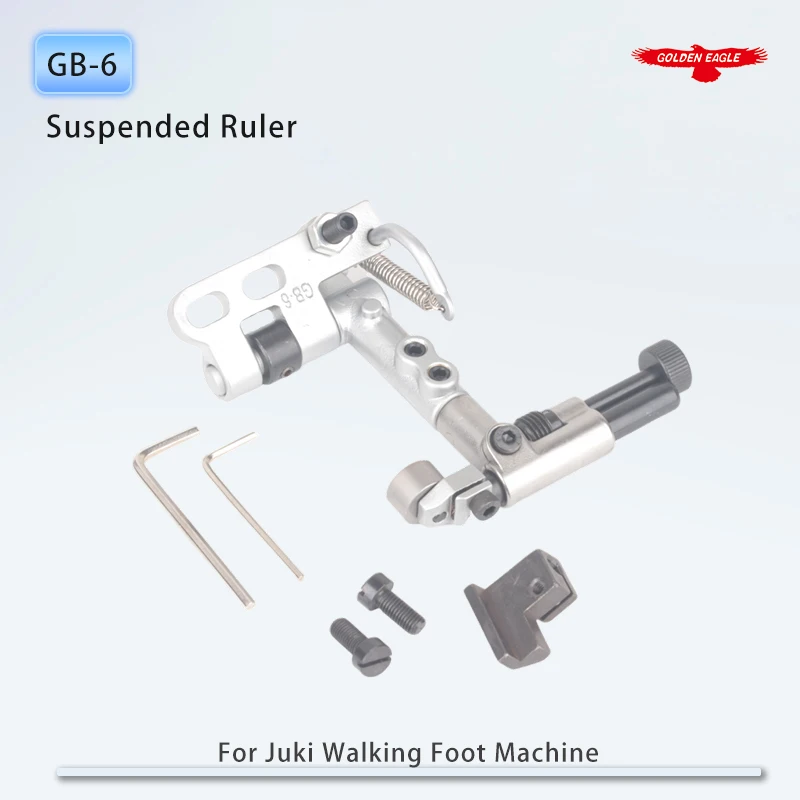 GB-6 Suspended Edge Guide Kit Fit Juki LU-1508 LU-1510 LU-2210-6 Industrial Sewing Machines Hanging Ruler #MAH-15201-0A0