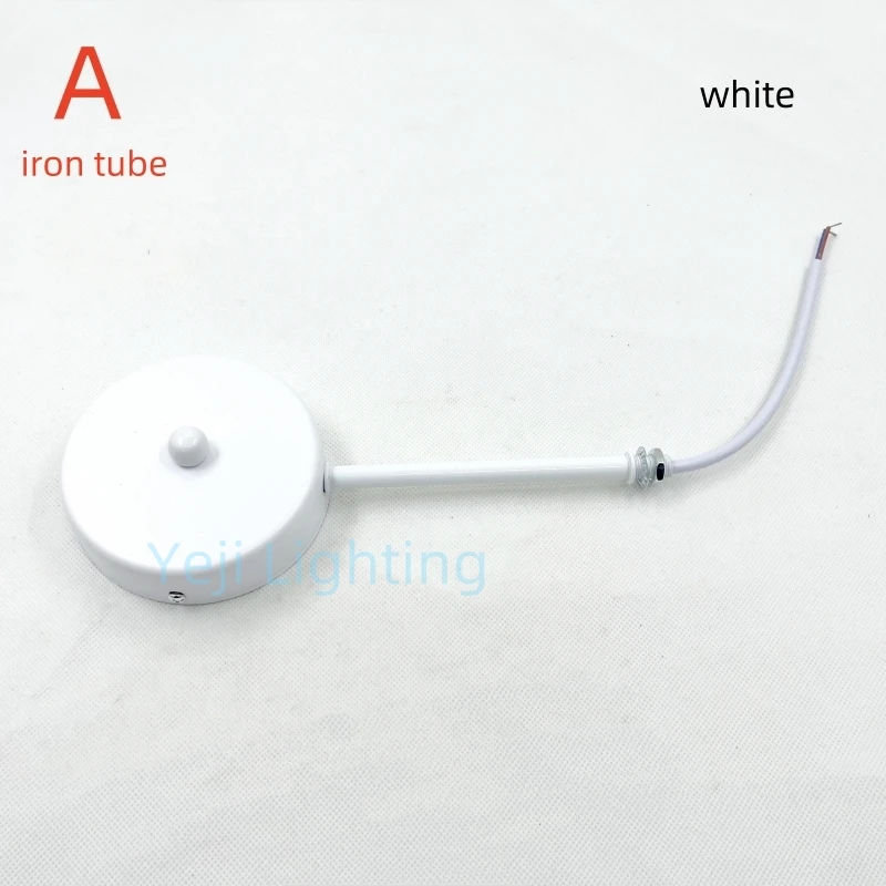 Iron Non Slotted Lamp Shifter Metal Lamp Positioner Restaurant Fan Light Pendant Light Interchangeable Ceiling Plate Lamp Base