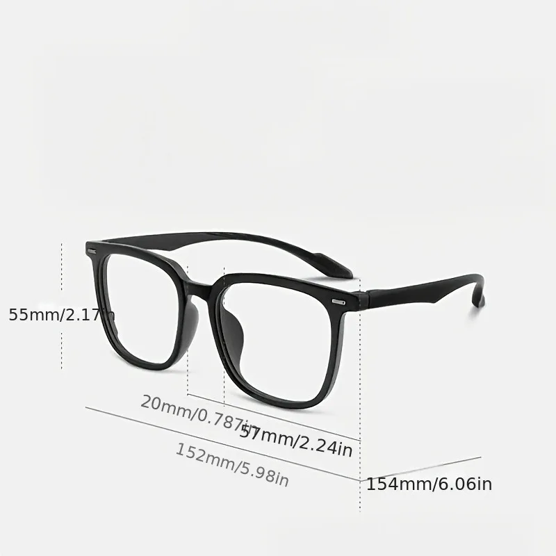 1pcs Unisex Oversized Ultra Light Reading Glasses for Big Faces, Stylish & Comfortable - view 6
