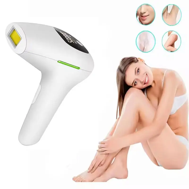 家庭用ポータブルipl脱毛器-永久脱毛と痛みのない脱毛のための女性用ケアレーザーマシン
