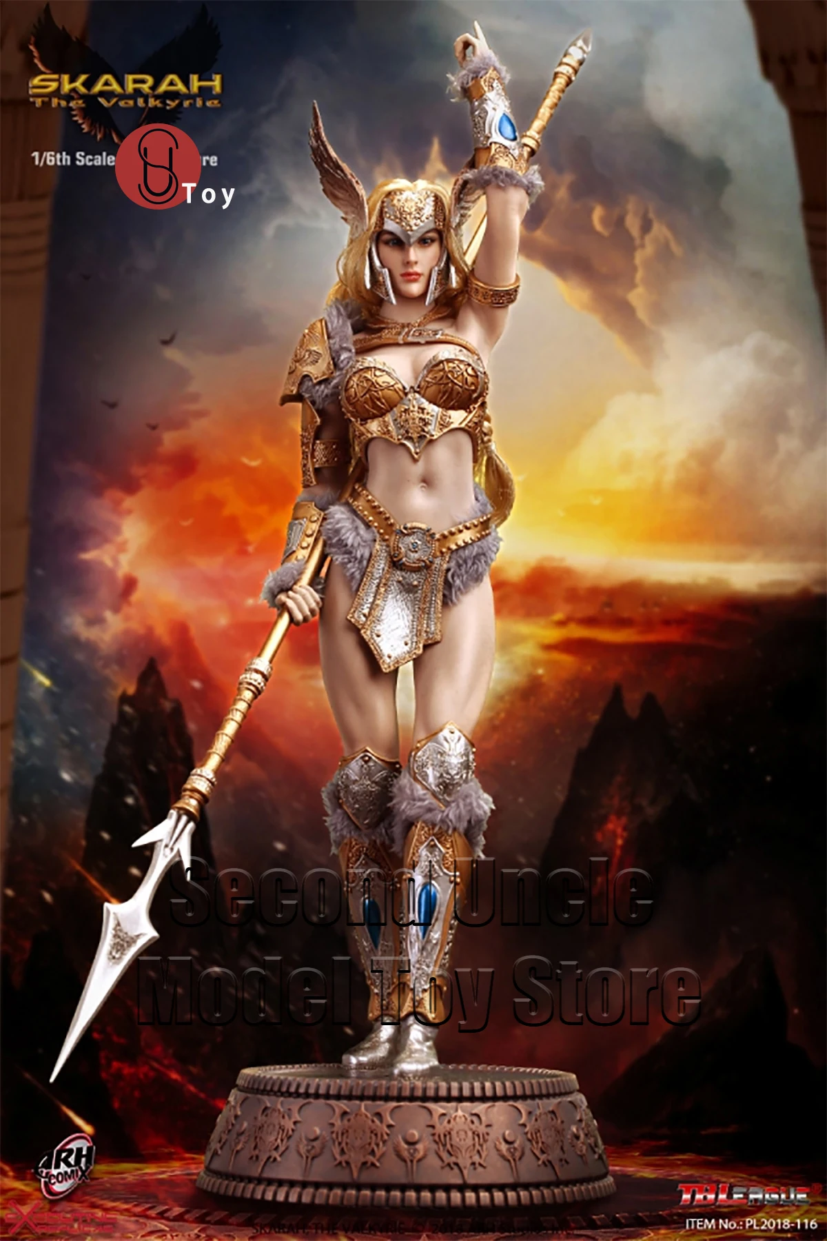 

PHICEN TBLeague PL2018-116 1/6 The Valkyrie Skarah Action Figure Model 12'' Female Soldier Action Full Set Collectible Toy
