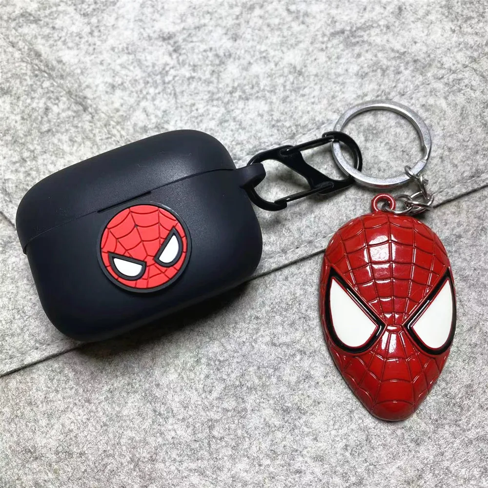 MINISO-Silicone sem fio Earbuds Shell protetora com chaveiro, Marvel fone de ouvido, capa para SONY LinkBuds S WF-LS900N