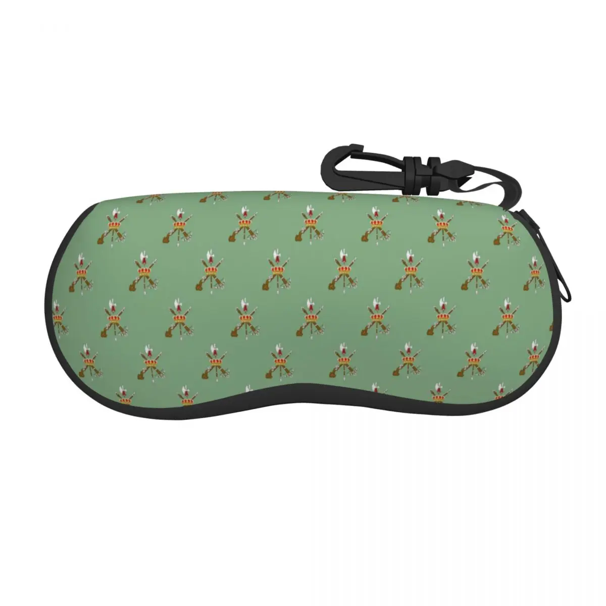 Custom Spanish Legion Shell Glasses Case Unisex Fashion Spain Army Military Eyeglasses Case Sunglasses Protector Box