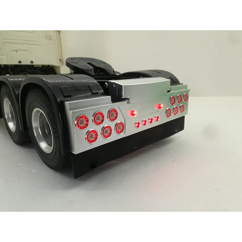 LED 1 Set Simulation Rear Bumper Taillight for 1/14 Tamiya RC Truck Trailer Tipper Actros SCANIA 770S 620 Man Volvo DIY Parts