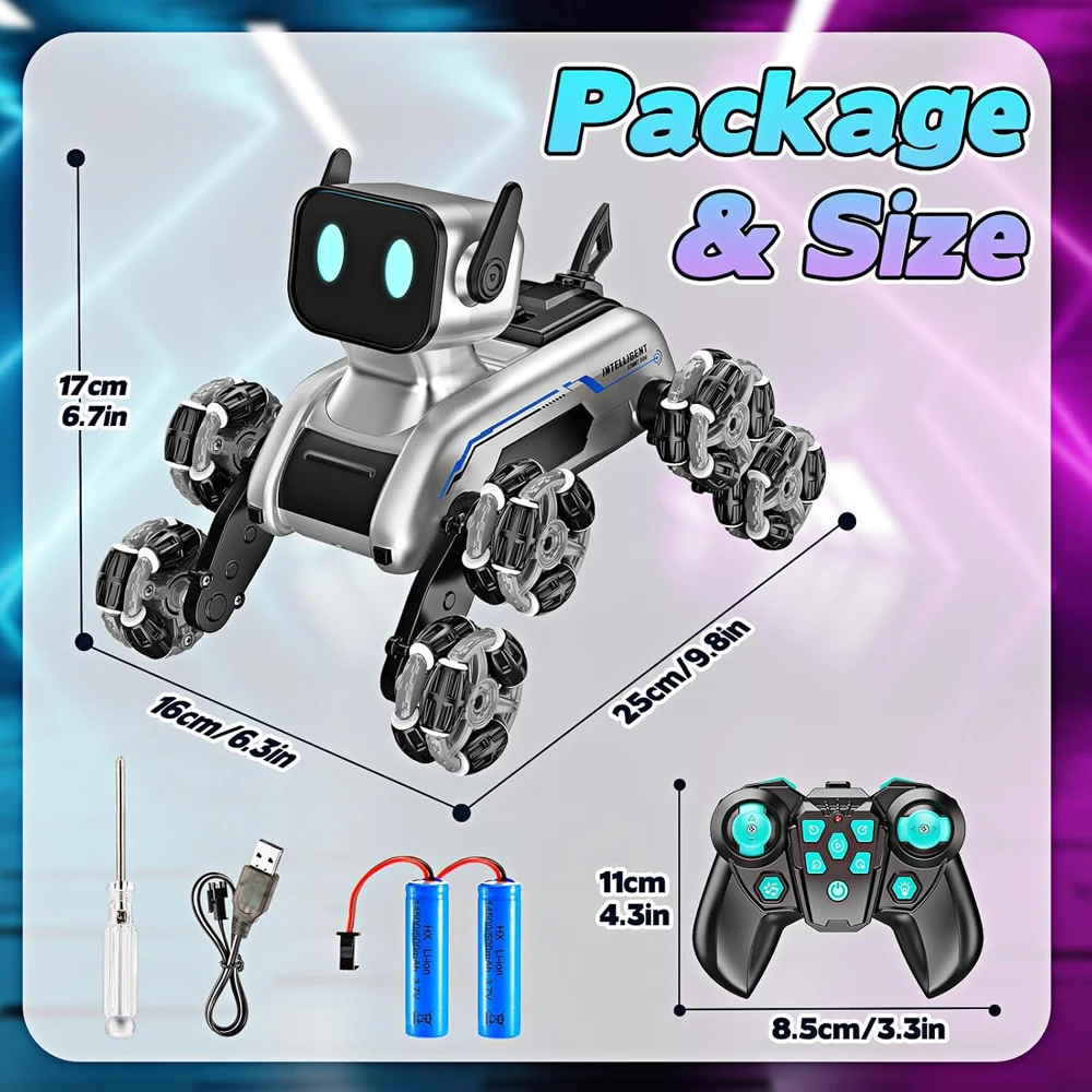 ذكي التحكم عن بعد حيلة الكلب لفتة الاستشعار تسلق تشوه لعبة آلية ميكانيكية كهربائية للأطفال