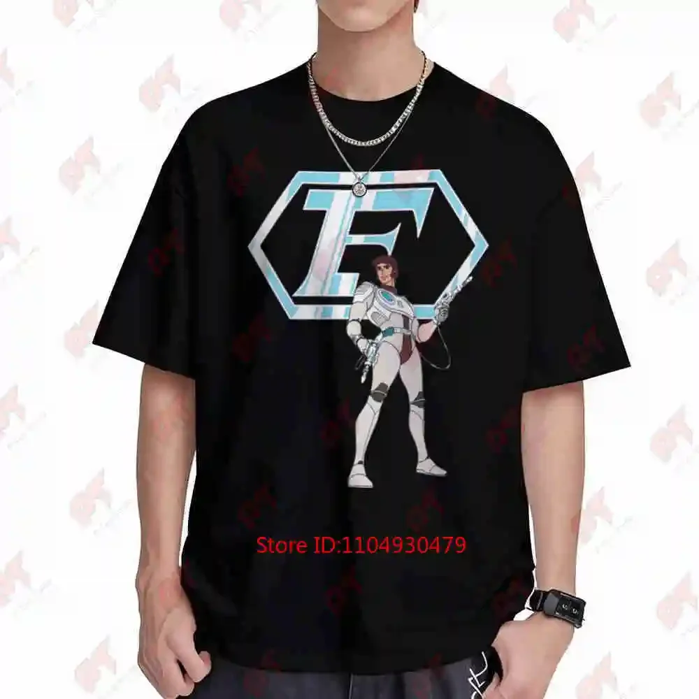 Captain Future Retro Sci Fi Bold F Design Short Sleeve Tee 100% Cotton T-Shirt