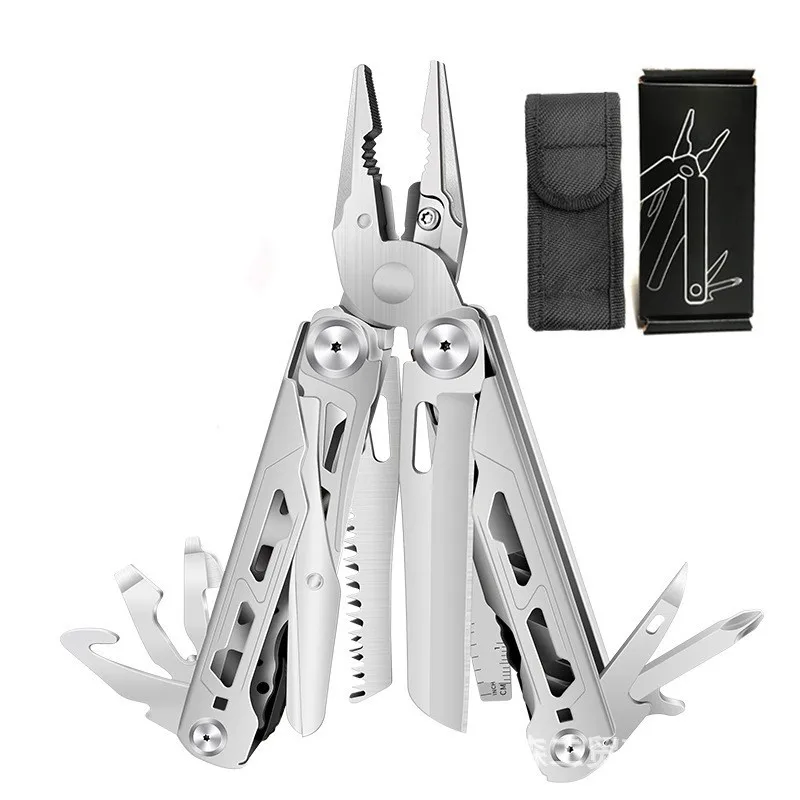 

28-in-1 Multifunctional Pliers Outdoor Camping EDC Plier Set Multifunctional Multitools Hand Multi Tool Folding Multi-tool Kit