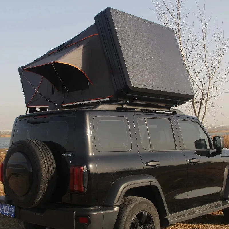 حجم كبير 4 شخص التخييم SUV 4x4 سقف الألومنيوم خيمة مقاوم للماء هارد شل سيارة على السطح خيمة سقف علوي خيمة للبيع #1