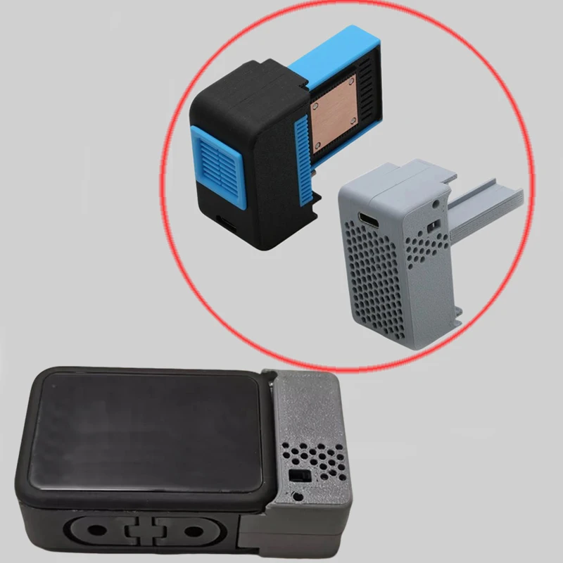 �y�Z�[�����z1 �̃J�����N�[���[ 3D �v�����g�V�F�����o�͗�p�t�@���AType-C �[�d�|�[�g�t�� GoPro 9/10/11/12/13 �����r�f�I�u���O�p