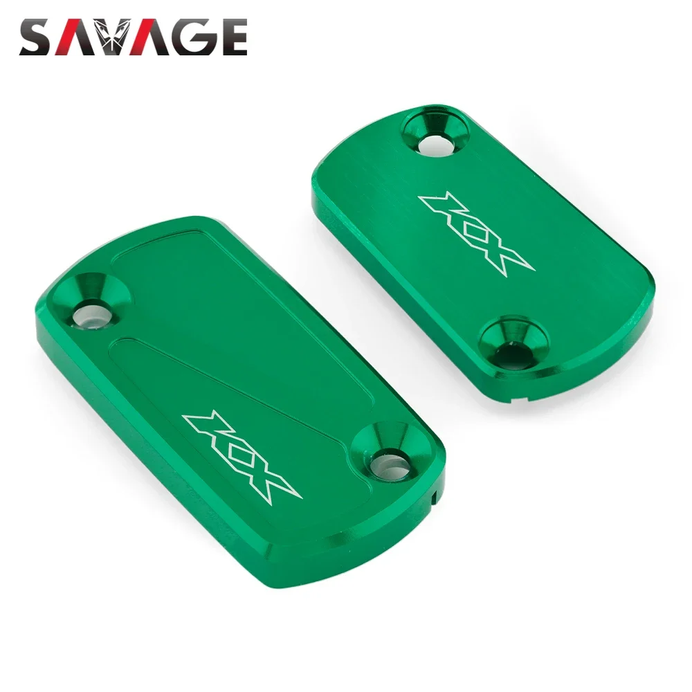 Front Brake Clutch Reservoir Covers For KAWASAKI KX450 2019-2023 KX250 2021 Motorcycle Rear Brake Fluid Cylinder Cap KX 250 450