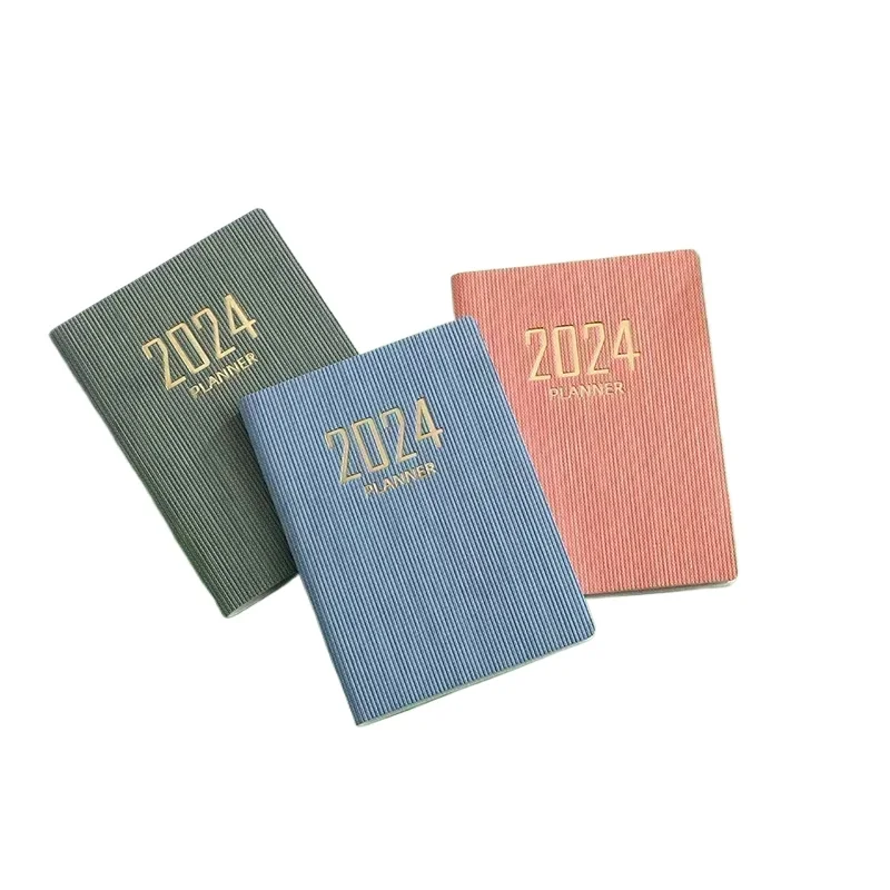 2025 A7 Agenda Book Mini Portable Diary Weekly Planner Notebooks To Do List English Notepad With Calendar School Office Supplies