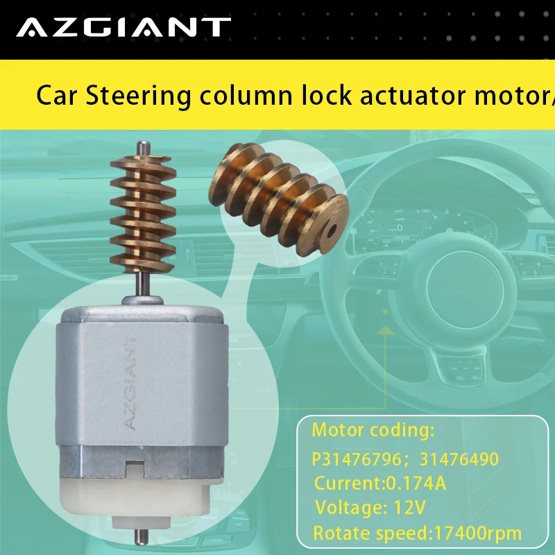 FC-280SF-20150 Azgiant 12V High Performance Car Steering Wheel Column Lock Motor Auto Replacement Parts For Volvo S90/XC90 MK2