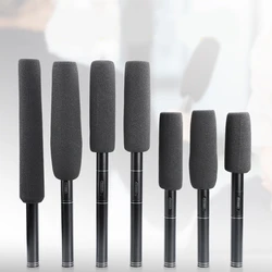 Professional Long  Mic Thick Windscreen Soft Foam Cover Mic Cover Foam Reduce Breathing, Wind Mic Covers