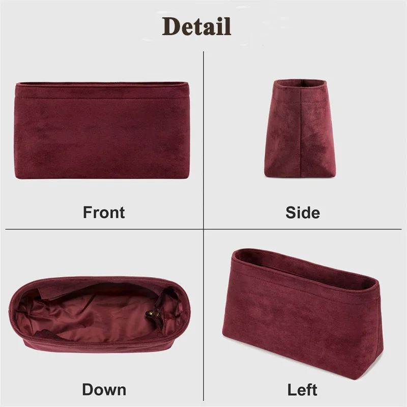 HOLIN PM Organizer Liner Ultra-light MM Bag Organizers Insert For Lv Carryall with Sturdy Zipper Perfect for Handbag Shaped Neat