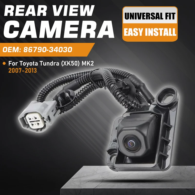 

For Toyota Tundra XK50 MK2 2007 2008 2009-2013 Rear View Camera Reversing Camera Parking Backup Camera 86790-34030 86790-34011