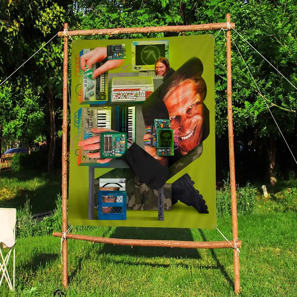 DJ A-Aphex T-Twin Family Gatherings Outdoor Atmosphere Flags Camping Decorations Banners