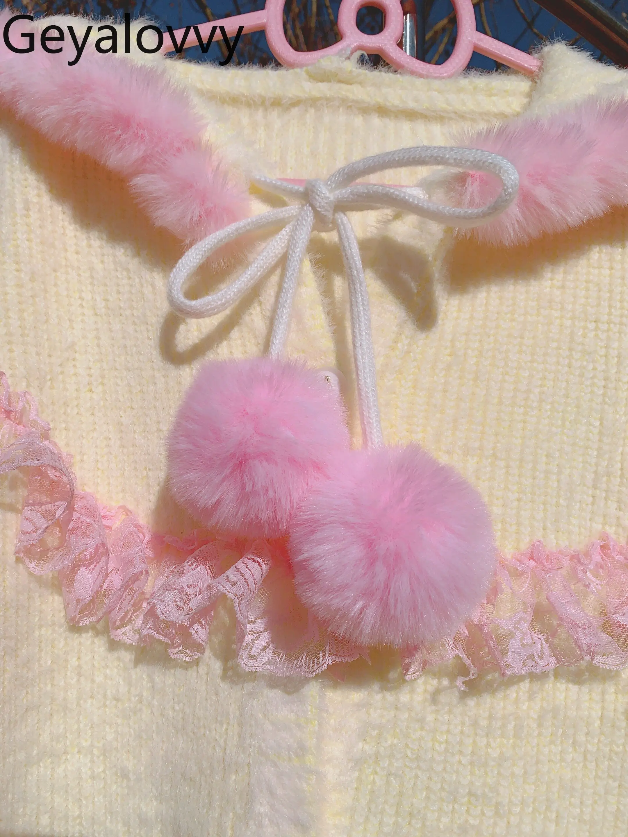 

Original Sweet and Cute Sweater Cardigan Slimming Autumn and Winter Fashion Elegant Casual Sweet Hooded Knitted Cardigans