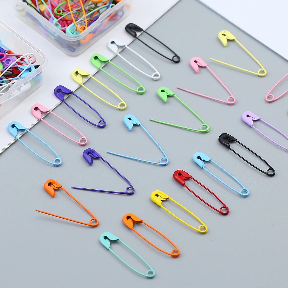 

100-20 шт./лот, булавки, аксессуары для швейных инструментов «сделай сам», разноцветные металлические иглы, большая булавка, маленькая брошь, аксессуары для одежды