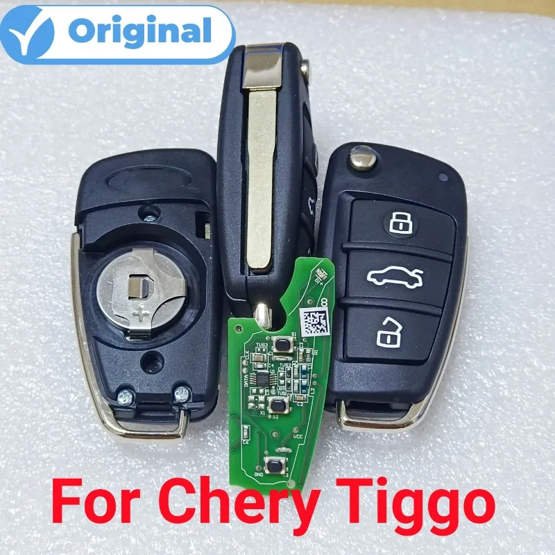 مفتاح التحكم عن بعد OEM أصلي لـ Chery Tiggo 3X 3XE 433Mhz ID46 Chip