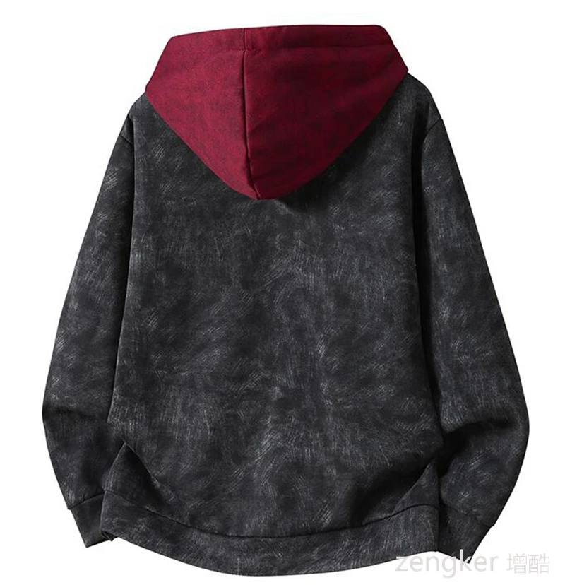 Plus Size Color Block Hoodie Men Women - Patchwork Streetwear, Loose Fit Versatile Spring Fall Casual Top 8XL 9XL 10XL