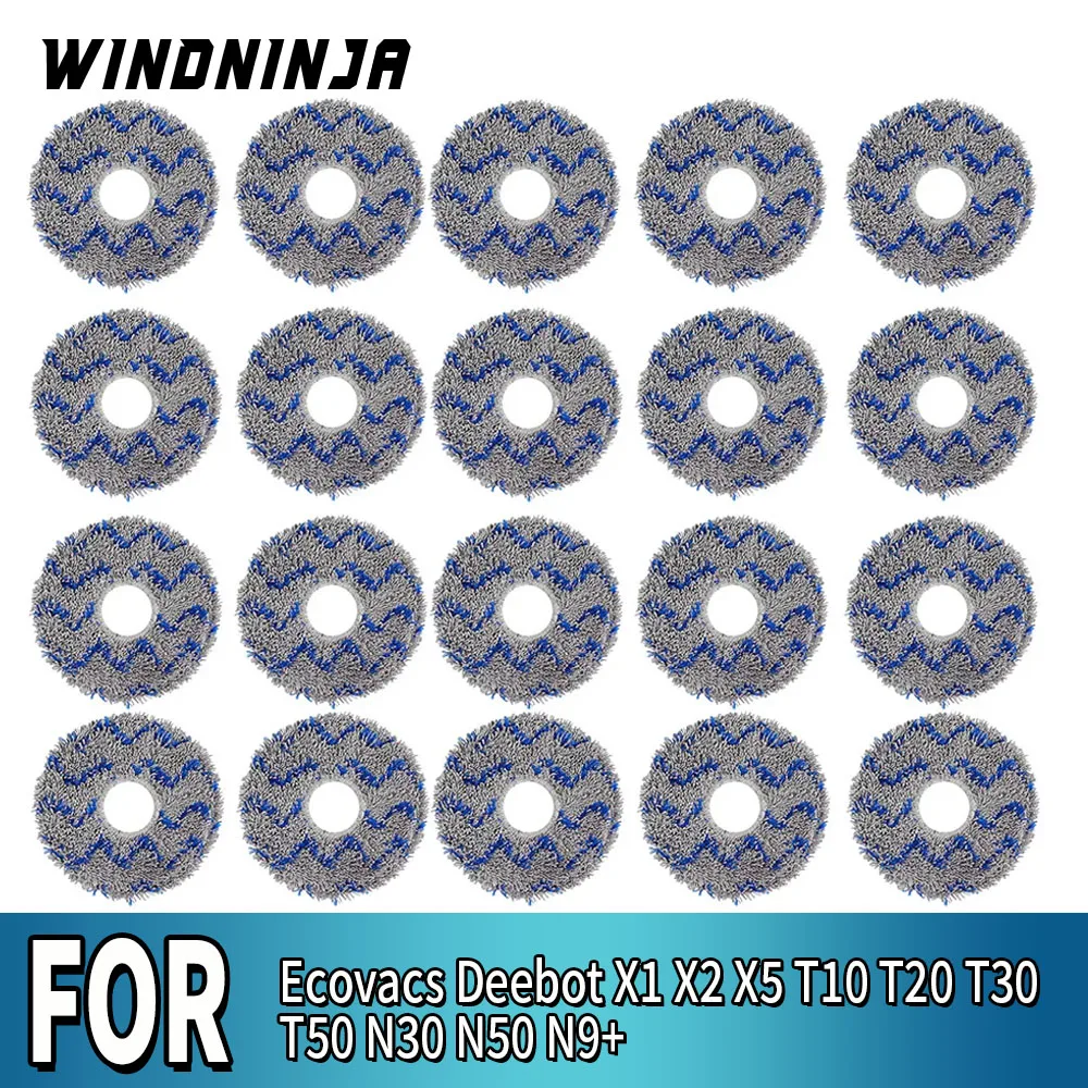 Wischpad für ECOVACS Deebot X1/X2 Omni/T30 Pro Omni/T30s Combo/T30s Care/N50/T50 Pro Omni/T10/T20 Omni/N30 Omni/N30 Pro Omni