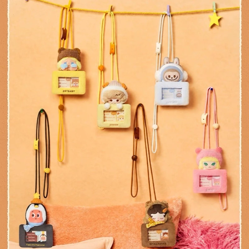 

POPMART Bubble Mengli, милая пушистая и теплая серия, слепая коробка, подарок, интересный модный держатель для карт, подвеска, глухая коробка, периферийные устройства