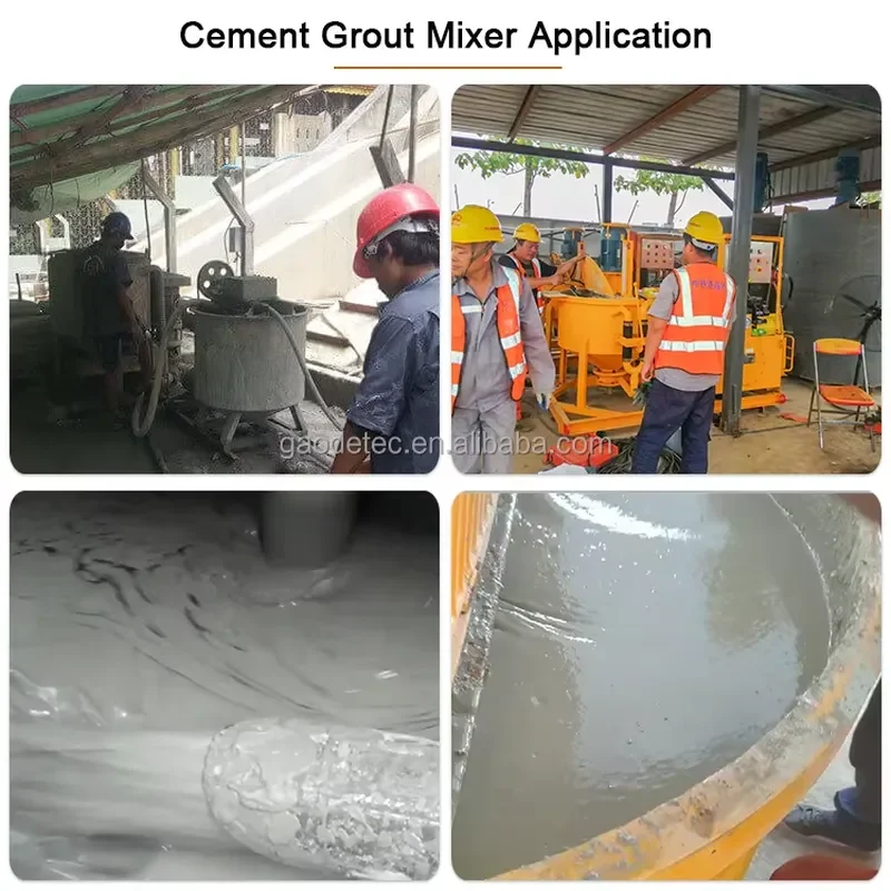 China Manufactures Diesel-driven High-speed Slurry Cement Grout Mixer and Agitator for the Hydropower Dam Project